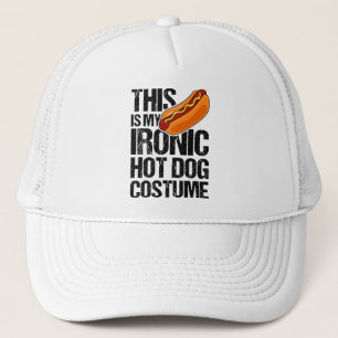 HOT HUND KOSTUME Hot Dog Eating Contest Hot Dog Truckerkappe