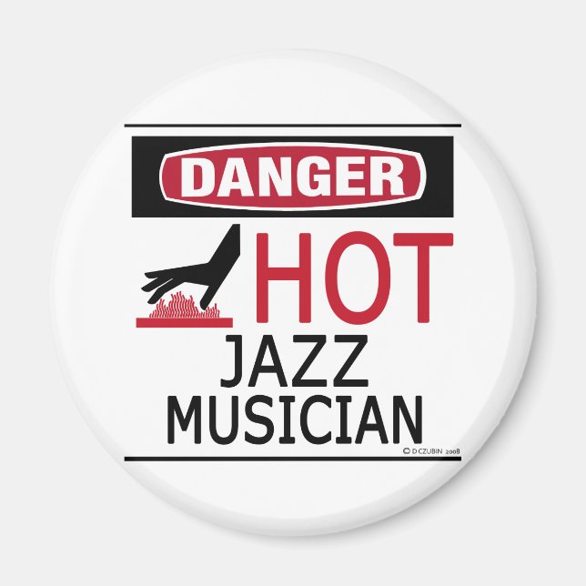 Hot Jazz Musician Magnet (Vorne)