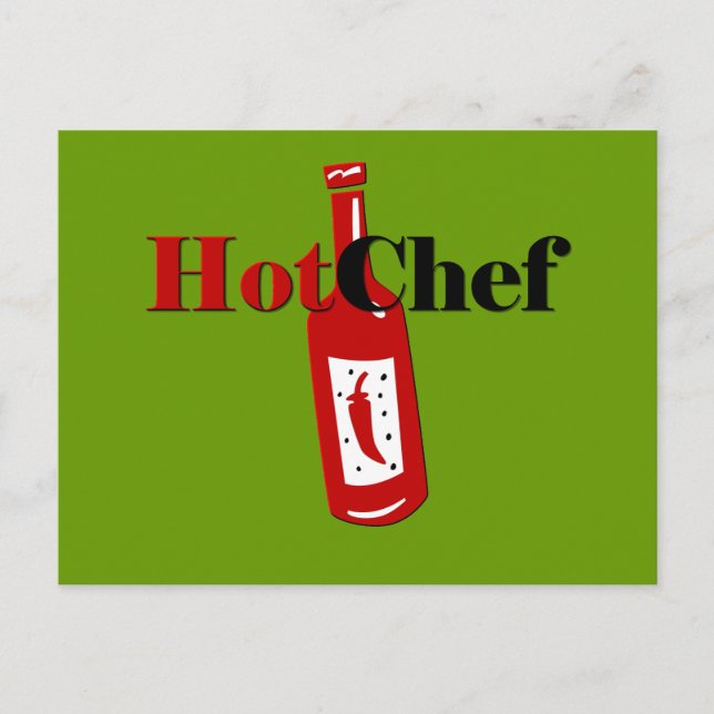 Hot Koch Postkarte (Vorderseite)