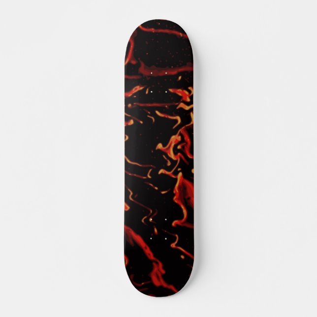 Hot Lava - Anpassen Sie sich selbst Skateboard (Vorne)