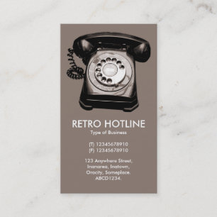 Hot Line - (8A796F) Visitenkarte