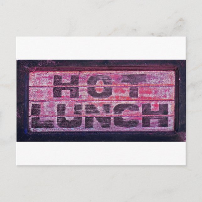 Hot Lunch 2 Postkarte (Vorderseite)