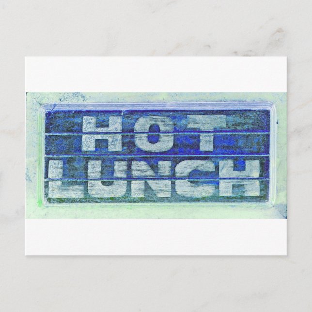 Hot Lunch Postkarte (Vorderseite)