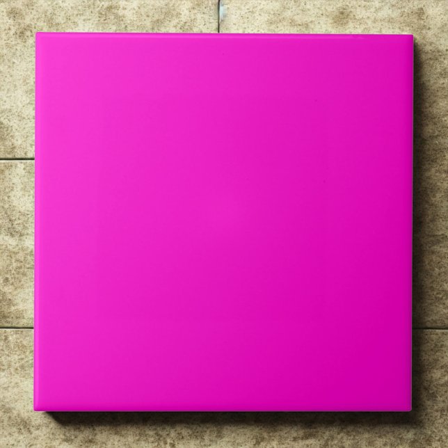 Hot Magenta Neon Accent Fliese (Von Creator hochgeladen)
