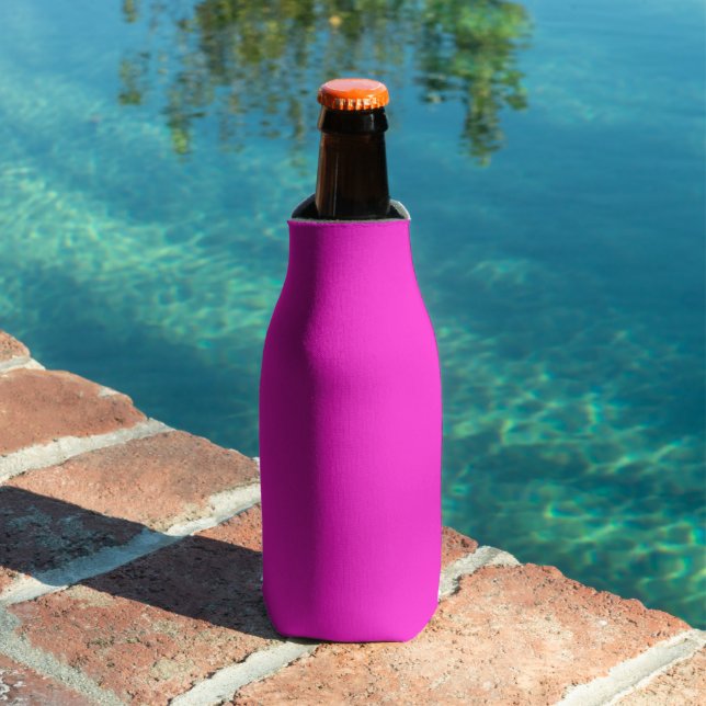 Hot Magenta Solid Color Flaschenkühler (In Situ Pool)