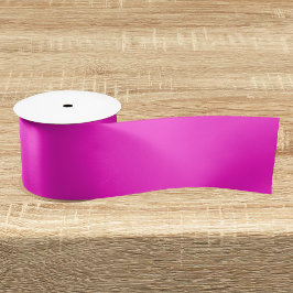 Hot Magenta Solid Color Satinband