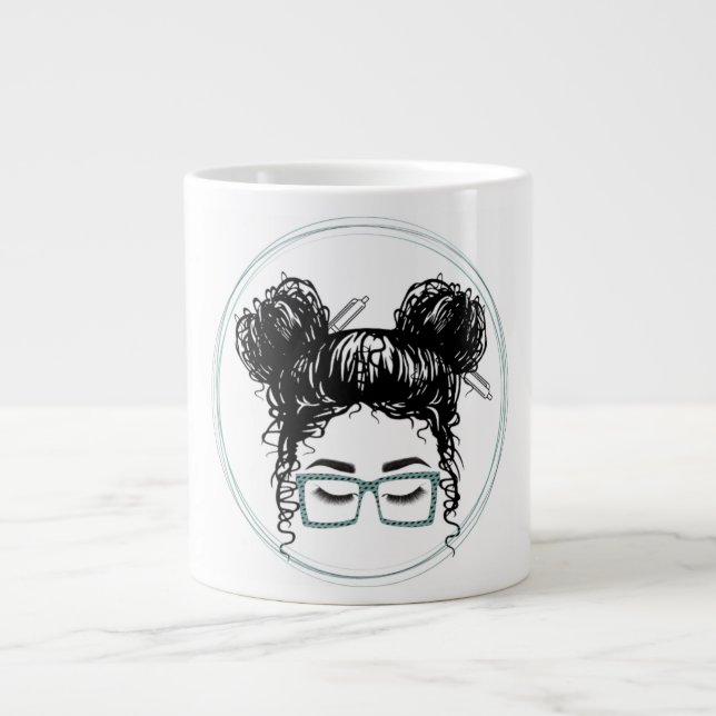 Hot-Mess-Express-Logo Jumbo-Tasse (Vorderseite)