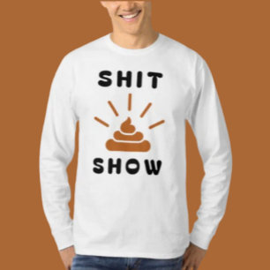 Hot Mess Express Lustiges Langarm-Shirt T-Shirt