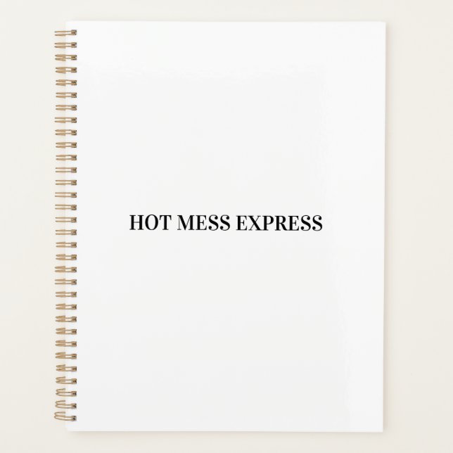 HOT MESS EXPRESS PLANER (Vorderseite)