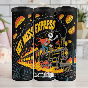 Hot Mess Express Skelettbahn Thermosbecher