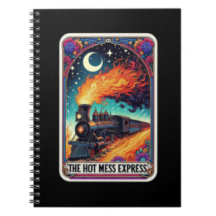 Hot Mess Express Tarot Card Notebook Notizblock