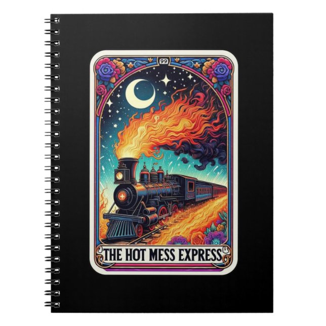 Hot Mess Express Tarot Card Notebook Notizblock (Vorderseite)