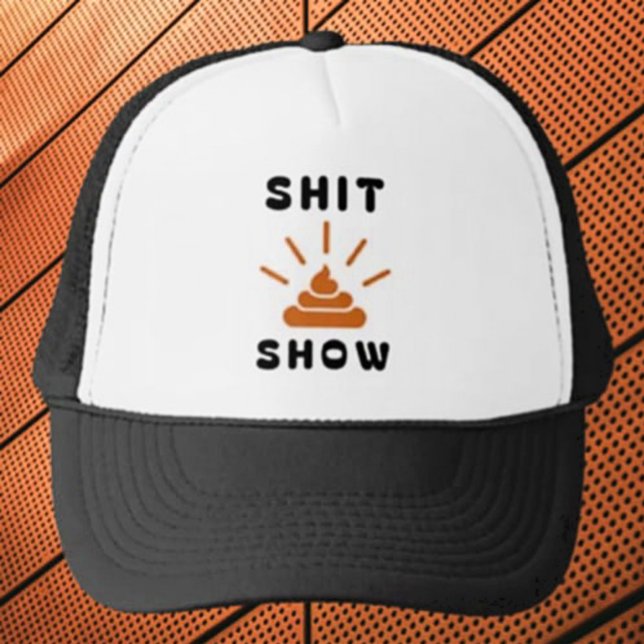 Hot Mess Express Trucker Hat - Funny Cartoon Gekac Truckerkappe (Von Creator hochgeladen)