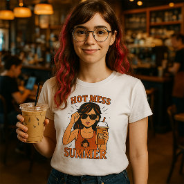 Hot Mess Sommer T-Shirt – Funky Indie Chaos Tee