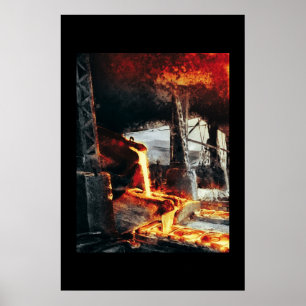 Hot Metal CD Factory Poster