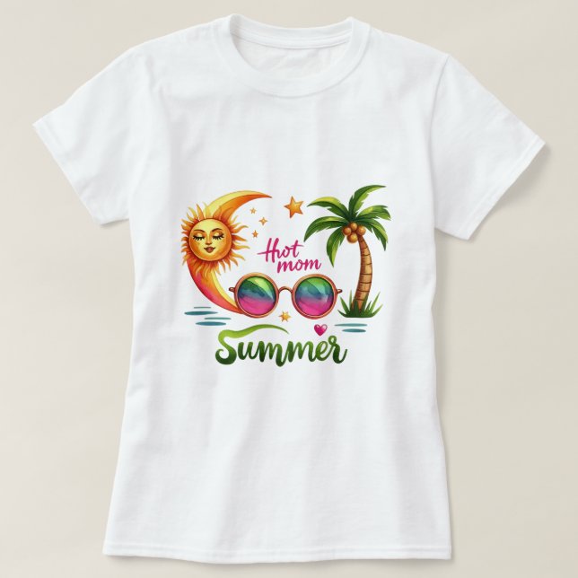 Hot Mom Summer T-Shirt (Design vorne)
