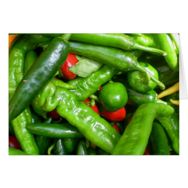 Hot-Pepper-Blindkarte (Vorderseite (Horizontal))
