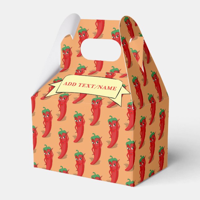 Hot Pepper Diva Individuelle Name Geschenkschachtel (Vorderseite)