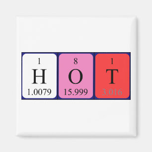 Hot-Periodensystem-Magnet Magnet