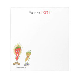 Hot-Pfeffer Notizblock