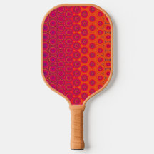 Hot Pickle Ball Paddel. Spaß, helles Design.