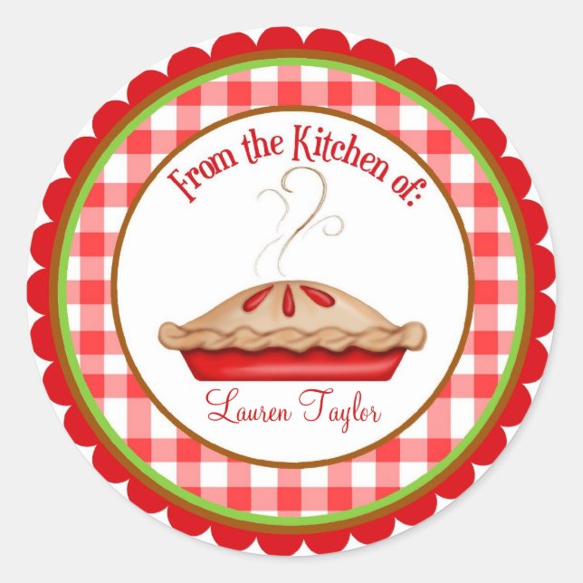 Hot Pie Backen Kochen Kochen Sticker (Vorderseite)