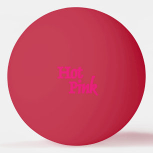 Hot Pink 1 sternrote Tischtennisplatte Tischtennisball