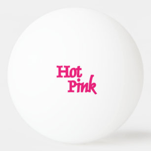 Hot Pink 1 sternweiße Tischtennisplatte Tischtennisball