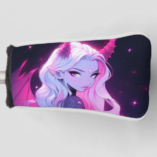Hot Pink Anime Girl Succubus Koakuma Kleiner Teufe Golf Headcover