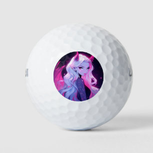 Hot Pink Anime Girl Succubus Koakuma Kleiner Teufe Golfball