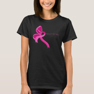 Hot Pink Awareness Ribbon Butterfly T - Shirt