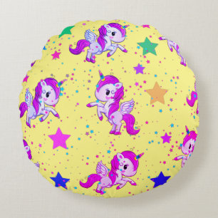 Hot Pink Baby Unicorns Kissen