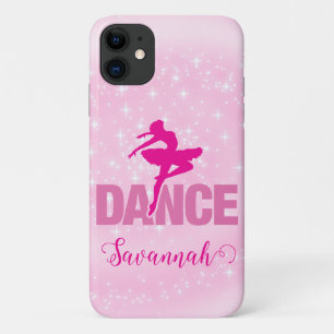 Hot Pink Ballerina Tanz Personalisiert Case-Mate iPhone Hülle