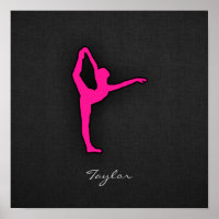 Hot Pink Ballet Dancer