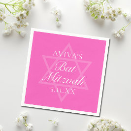 Hot Pink Bat Mitzvah Party Star von David Serviette