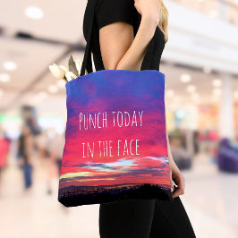Hot Pink Blue Sunset Punch heute in Fett Tasche