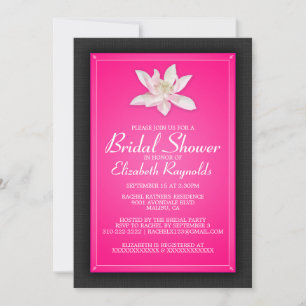 Hot Pink Bridal Dusche Einladungen
