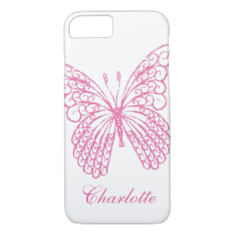 Hot Pink Butterfly iPhone 7 Fall title_seo2