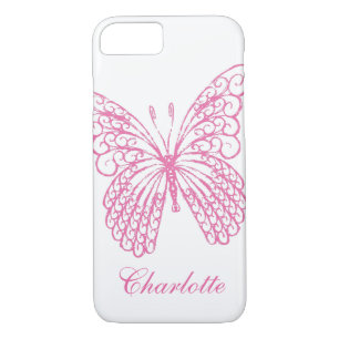 Hot Pink Butterfly iPhone 7 Fall title_seo2