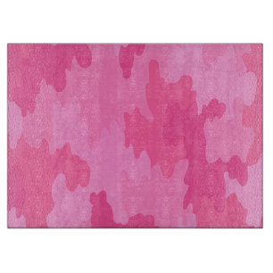 Hot Pink Camouflage Cutting Board Schneidebrett