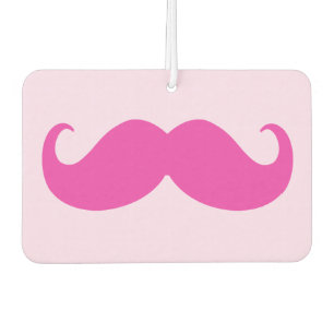 Hot Pink Classic Mustache Autolufterfrischer