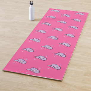 Hot Pink Cowgirl Rodeo Muster Yogamatte
