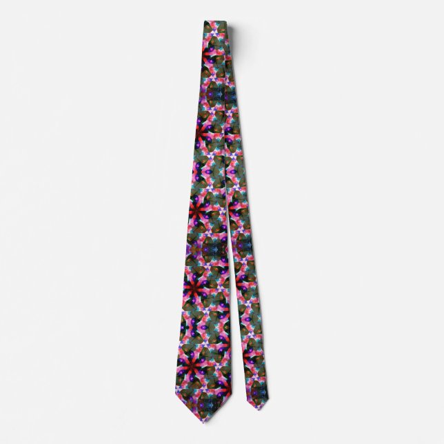 Hot Pink Diamond Neck Tie Krawatte (Vorderseite)