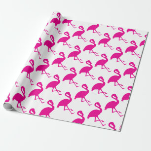 Hot Pink Flamingo Geschenkpapier