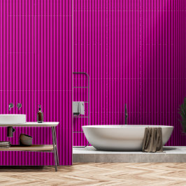 Hot Pink Fuchsia & Raspberry Rote Streifen Tapete