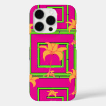 Hot Pink Geo Floral