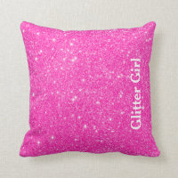 Hot Pink Glitzer Girl Zeigen Sie Ihre Glamour spar