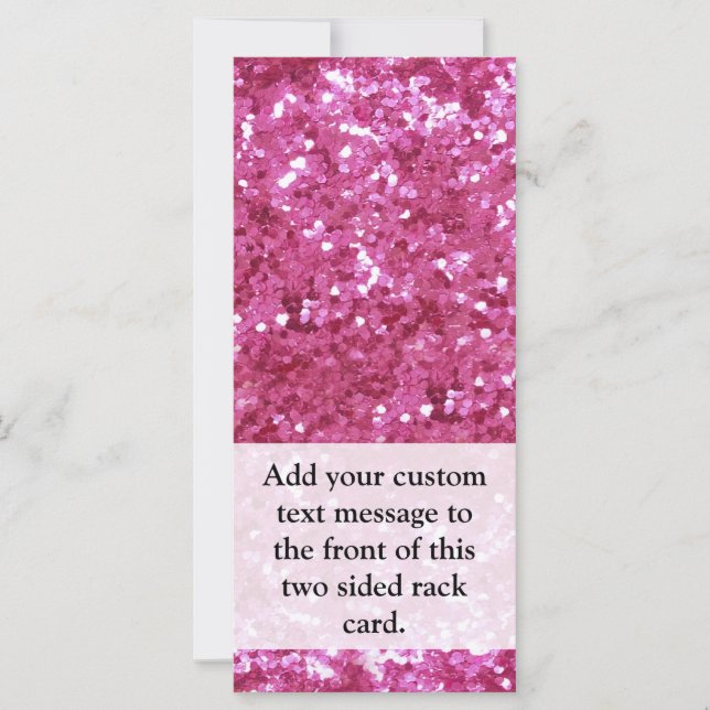 Hot Pink Glitzer Look (Vorderseite)