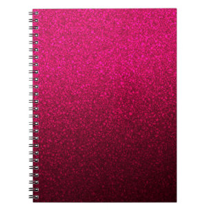 Hot Pink Glitzer Notizblock