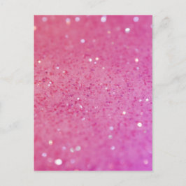Hot Pink Glitzer - Shiny, Glitzern Postkarte